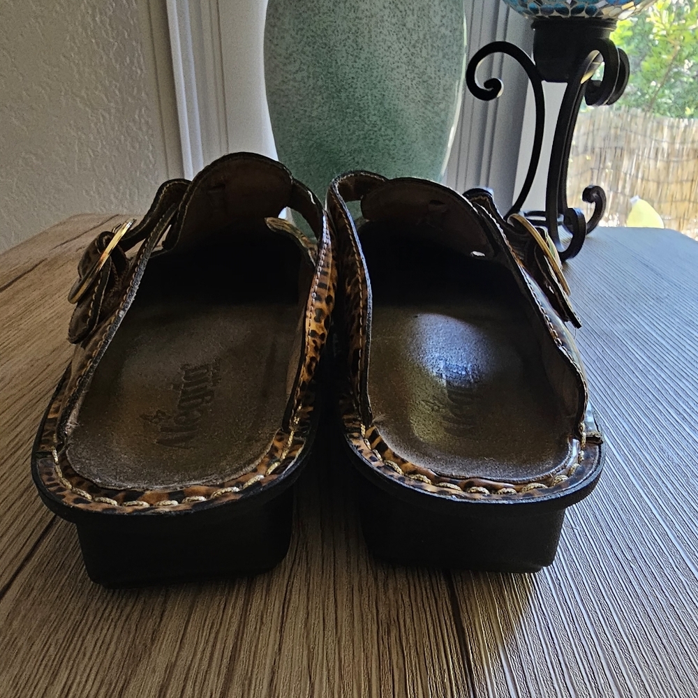Alegria leopard platform mules/cloggs size 8.5 (EU 39) - Picture 4 of 8